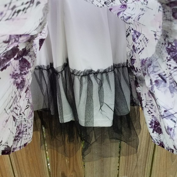 Hot topic purple rose and Music Note Dress. - Picture 11 of 15